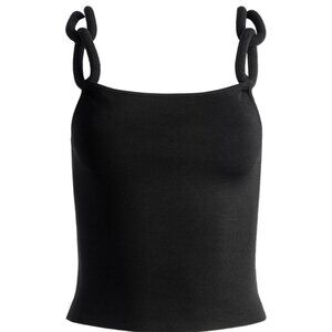 Alice + Olivia GRETEL TOP WITH CHAIN CORD STRAPS